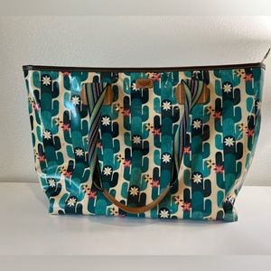Vintage Consuela Cactus Zipper Tote